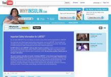 YouTube Interruptus! Dear WhyInsulin: WHY the Dreadful LANTUS Safety Information Blue Screen and Voiceover?