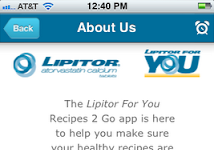 Recipes 2 Go: Pfizer’s LIPITOR-Branded iPhone App. Is It an Ad FDA Should Review?