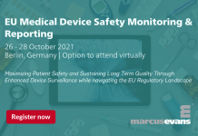 EU Medical Device Safety Monitoring & Reporting Conference | October 26-28, 2021 | Berlin, Germany and Virtual