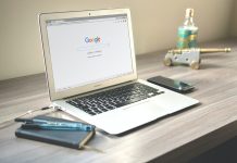 Unlocking the Potential of Digital Marketing in Pharma: A Comprehensive Guide Laptop on top of desk with google on the home screen