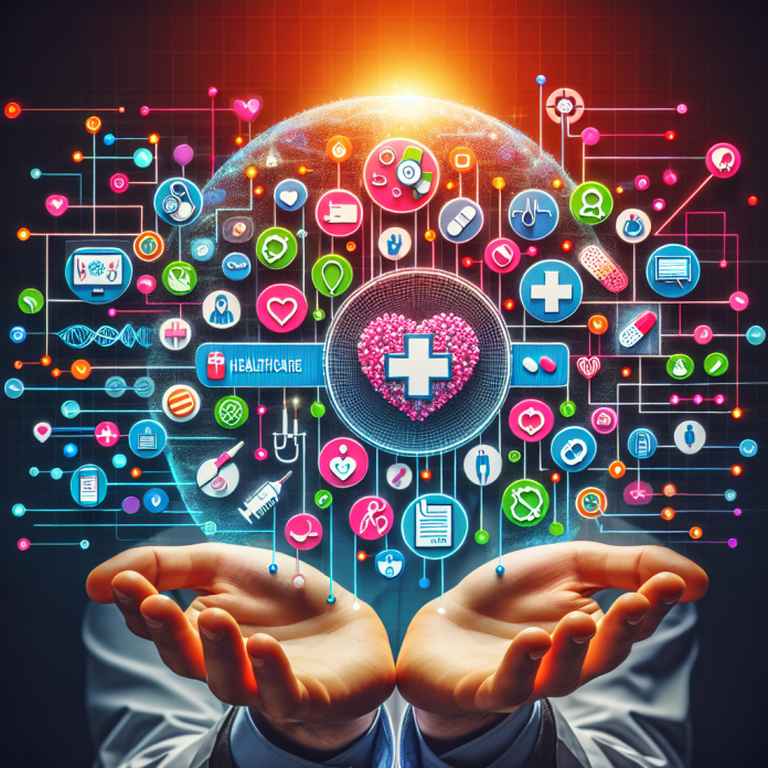 A conceptual image showing digital tools