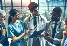 Winning Healthcare Marketing Strategy: Proven Tactics for Success Healthcare marketer designing a patient-centered campaign with digital tools and data analytics.