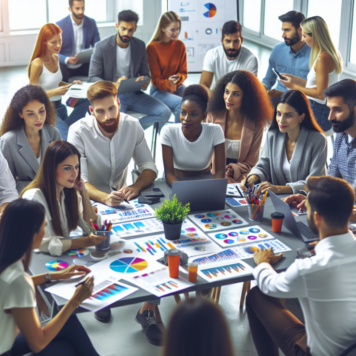 A pharma marketing executive analyzing programmatic advertising data.