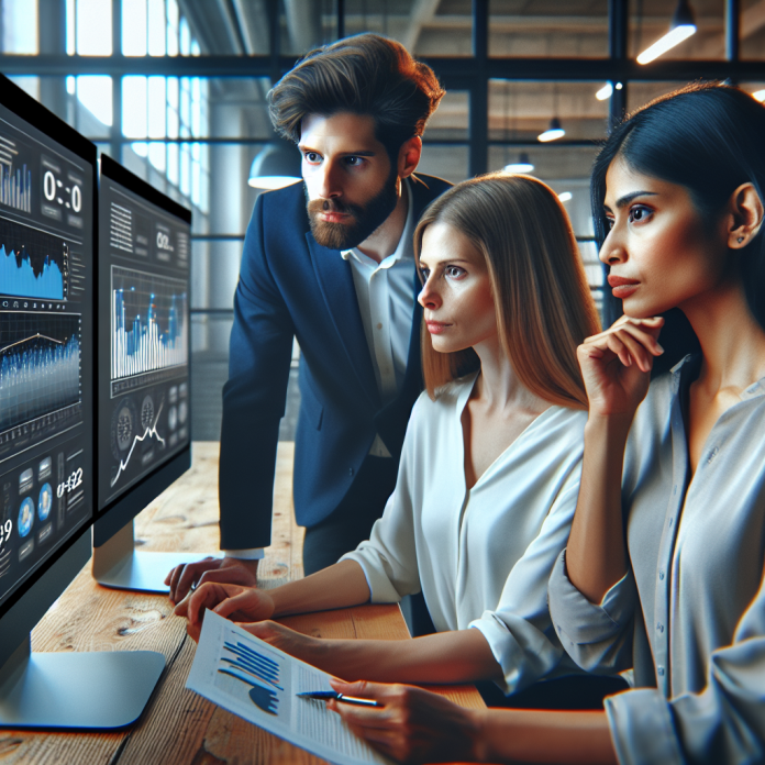 Pharma marketer analyzing conversion rate optimization (CRO) data for HCP and patient engagement.