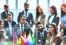 How to use Pay Per Click Advertising to Reach HCPs in Pharma Pharma marketing executives examining pay per click advertising results on a digital screen.