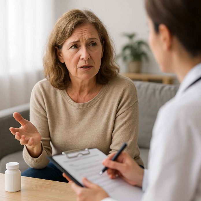 Patients engaging with pharma marketing content on digital platforms.