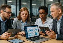 Pharma Market Research in 2025: Trends Driving Smarter Strategy Pharma researchers analyzing data for market insights in 2025