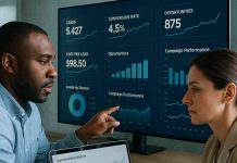 Lead Gen in Pharma: Proven Strategies That Actually Convert Pharma marketing team analyzing lead gen results on digital screens.