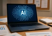 How is AI Changing Pharma Marketing Strategies? Pharma marketer reviewing AI-driven marketing strategy dashboard
