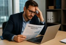 Is the Pharmaceutical Industry Behind in Marketing Strategy? Marketing strategist planning pharmaceutical campaign with digital tools