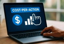 What is Cost-Per-Action in Pharma Marketing? Pharma marketing dashboard showing Cost-Per-Action analytics