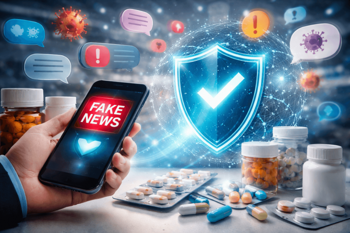 A hand holding a smartphone displaying 