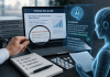 Can AI Misread Your Press Release? Why Pharma Needs an AI-Ingestion Audit AI system analyzing a pharmaceutical press release with highlighted safety information and compliance review elements in a modern healthcare communications setting