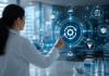 Why Pharma Marketing Is Starting to Look More Like an Operating System Than a Campaign Pharmaceutical marketing professional using AI-powered operational dashboards and digital workflow systems in a modern healthcare technology environment