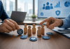 The Stakeholder Pharma Keeps Missing: Why Employers Matter More Than Ever Business leaders and healthcare decision-makers reviewing employee health benefits and healthcare strategy data in a corporate meeting environment.