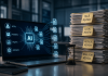 The Personalization Bottleneck: Why AI Is Outpacing Pharma Operations AI-powered pharmaceutical content generation contrasted with medical, legal, and regulatory review processes, illustrating the personalization bottleneck in pharma content operations.