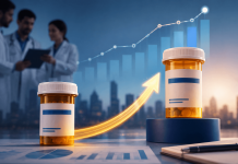 The Label Expansion Playbook: How Pharma Gives Established Brands a Second Life Pharmaceutical brand lifecycle management concept showing label expansion growth through new indications, market opportunities, and increased patient reach.