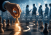The Invisible Launch: How Blockbuster Brands Build Demand Before Approval Strategic pharmaceutical launch planning showing healthcare experts, scientific collaboration, and market preparation activities before drug approval.