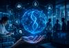 The DeSci Revolution: When Medical Research No Longer Starts Inside Pharma Scientists collaborating through decentralized digital research networks with blockchain technology connecting global pharmaceutical innovation.