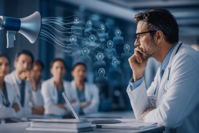 pharma-brand-positioning-hcp-brand-narrative-refresh Pharmaceutical marketer evaluating healthcare professional engagement as a fading brand narrative illustrates the need for stronger pharma brand positioning.