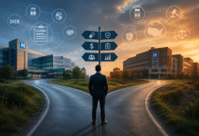 Two Hospitals, Two Different Markets: The 340B Problem Pharma Can’t Ignore Pharma marketer comparing two hospital markets shaped by different 340B pharmacy, reimbursement, claims data, and regulatory environments.