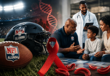 An NFL Partnership for Sickle Cell? Genetix Is Betting on Cultural Reach for a Rare Disease NFL Alumni community outreach connecting football, healthcare, and sickle cell education for rare disease awareness marketing.