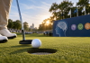 Every Birdie Is Worth Something Now: AbbVie Rethinks Pharma Sports Sponsorship Golfer putting on a golf course with brain health imagery representing AbbVie’s purpose-driven PGA TOUR sponsorship.