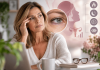 Only 14% of Women Knew This Was a Menopause Symptom. That’s the Opportunity. Woman experiencing dry eye during menopause, illustrating an awareness opportunity for women’s health marketing.
