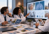 What Happens When Doctors—Not Marketers—Pick the Best Pharma Campaign? Physicians reviewing healthcare campaign concepts and clinical marketing materials during a collaborative discussion