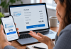 The Ad Said $39. Checkout Said More. When Does Price Become a Marketing Claim? Consumer comparing a $39 contact lens advertisement on a smartphone with a higher checkout total on a laptop, highlighting healthcare pricing transparency.