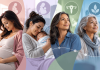 Pregnancy. Postpartum. Menopause. “Women” Is Not a Marketing Segment. Women at different life stages, from pregnancy and postpartum motherhood to menopause and healthy aging, illustrating personalized healthcare marketing.